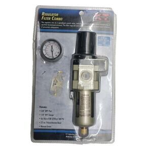 NEW K-T Industries Compressor‎ Regulator & Fi #6-5484 KT IND + Gauge & Filter